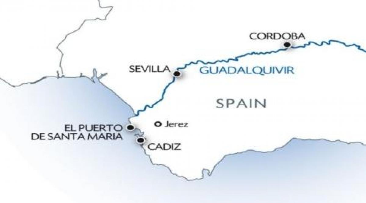 guadalquivir mapu