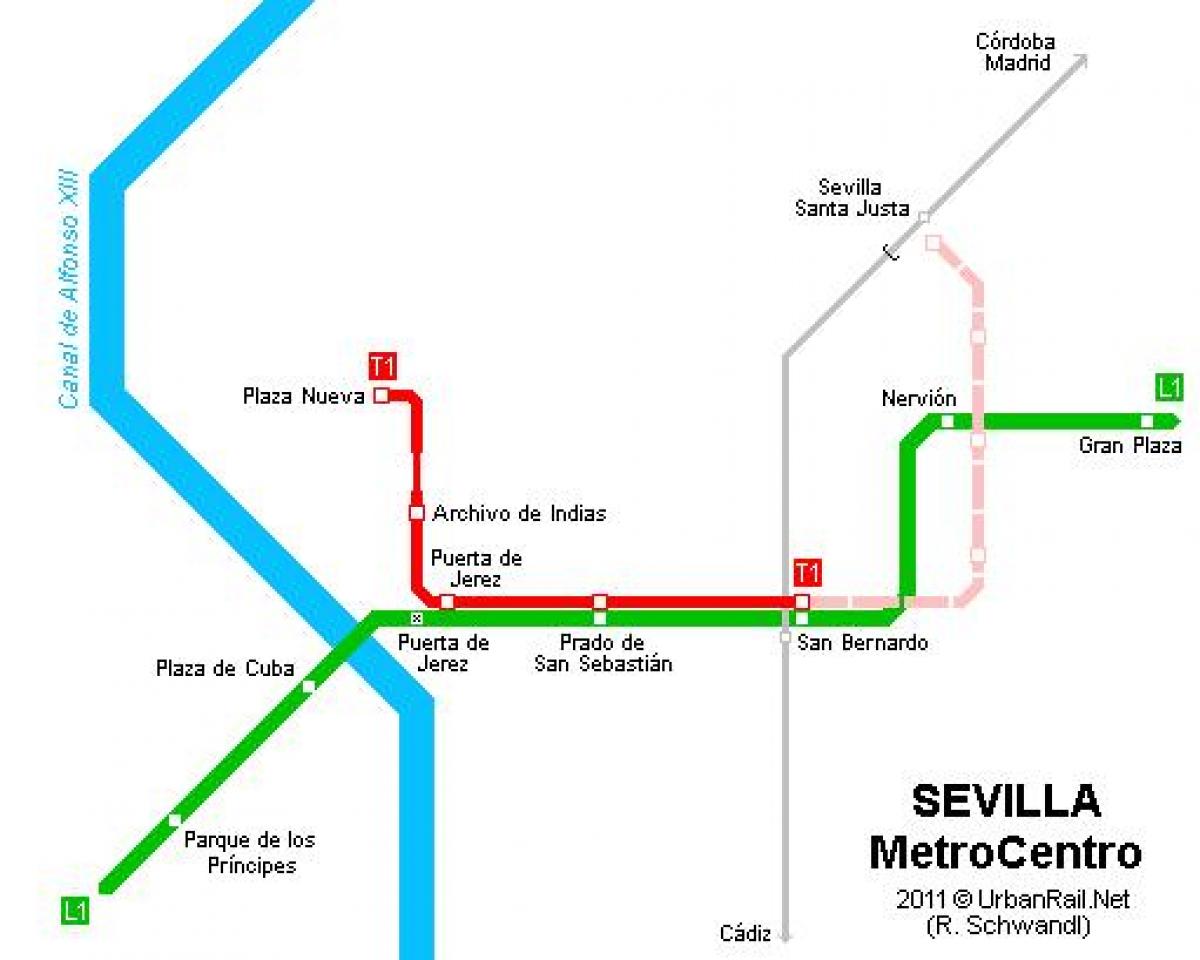 karta iz Sevilje tramvaj