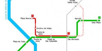 Karta iz Sevilje tramvaj